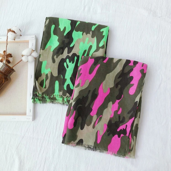Maryam’s Diamond Style Cotton Viscose Military Camouflaged Hijab