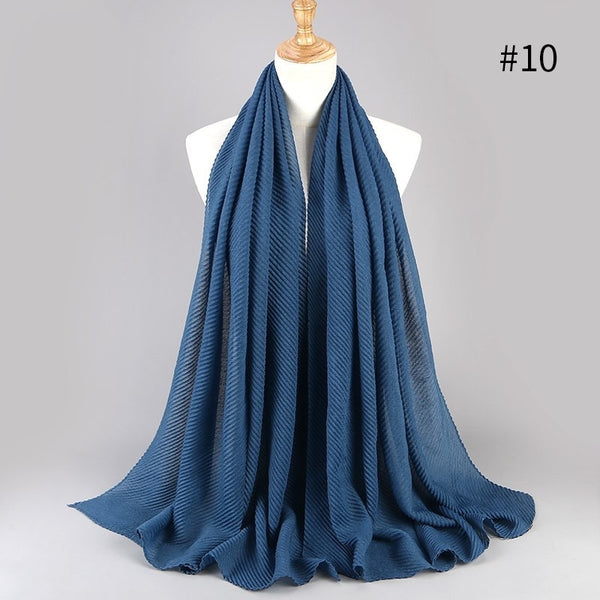 Maryam's Diamond Style Ridge Viscose Crumpled Hijab