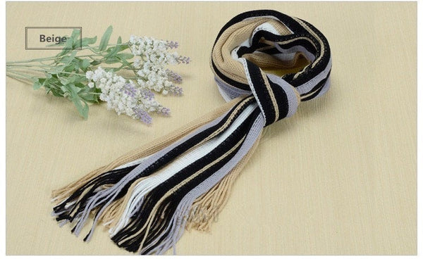 Maryam's Diamond Style Men Luxury Tassel Cashmere Scarf