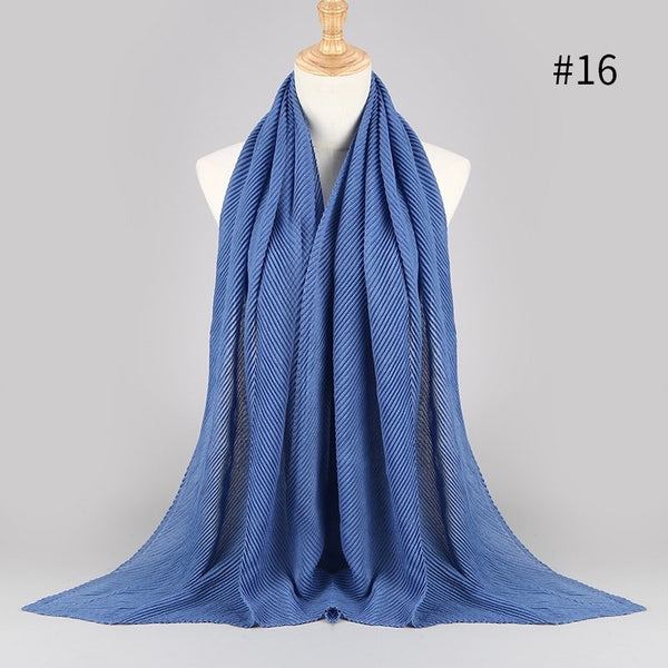 Maryam's Diamond Style Ridge Viscose Crumpled Hijab