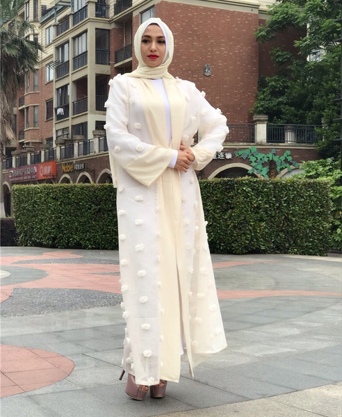 Maryam's Diamond Style Luxurious Tassel Abaya