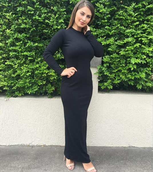 Maryam’s Diamond Style Basic Body Dress