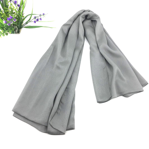 Maryam's Diamond Style Plain Shiny Polyester Hijab