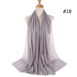 Maryam's Diamond Style Georgette Soft Chiffon Scarf/Hijab