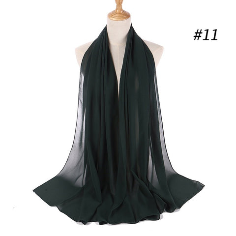 Maryam's Diamond Style Georgette Soft Chiffon Scarf/Hijab