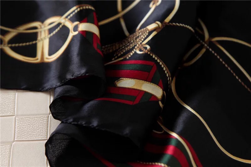 Maryam's Diamond Style Stunning Silk Satin Printed Shawl/Hijab