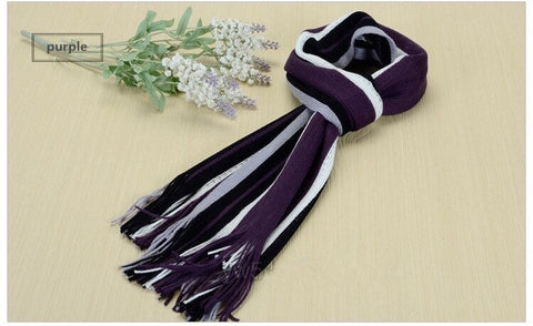 Maryam's Diamond Style Men Luxury Tassel Cashmere Scarf