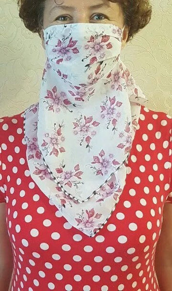 Maryam’s Diamond Style Latest Face Mask Scarf