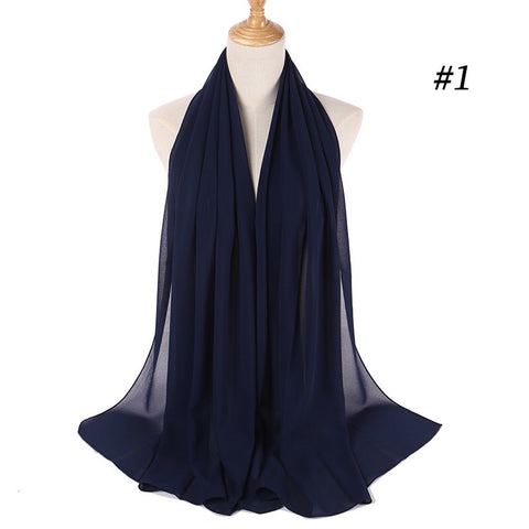 Maryam's Diamond Style Georgette Soft Chiffon Scarf/Hijab