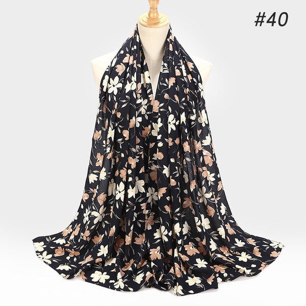 Maryam's Diamond Style Printed Bubble Chiffon Hijab