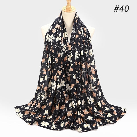 Maryam's Diamond Style Printed Bubble Chiffon Hijab