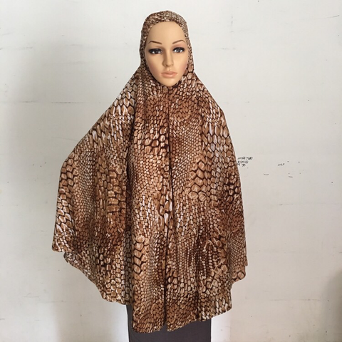 Maryam's Essential Long Printed Khimar Hijab