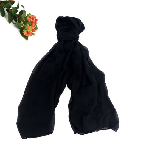Maryam's Diamond Style Plain Pure Colour Viscose Soft Hijab/Shawl
