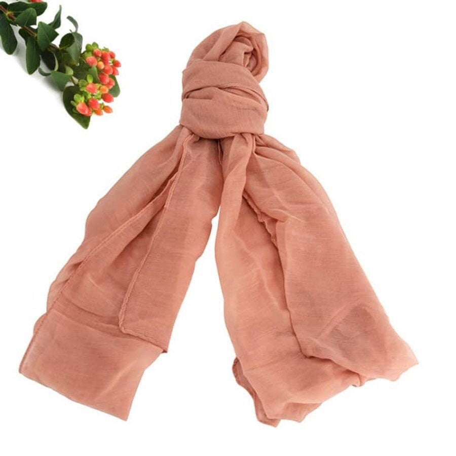 Maryam's Diamond Style Plain Pure Colour Viscose Soft Hijab/Shawl