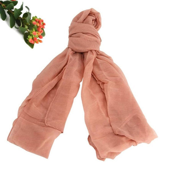 Maryam's Diamond Style Plain Pure Colour Viscose Soft Hijab/Shawl