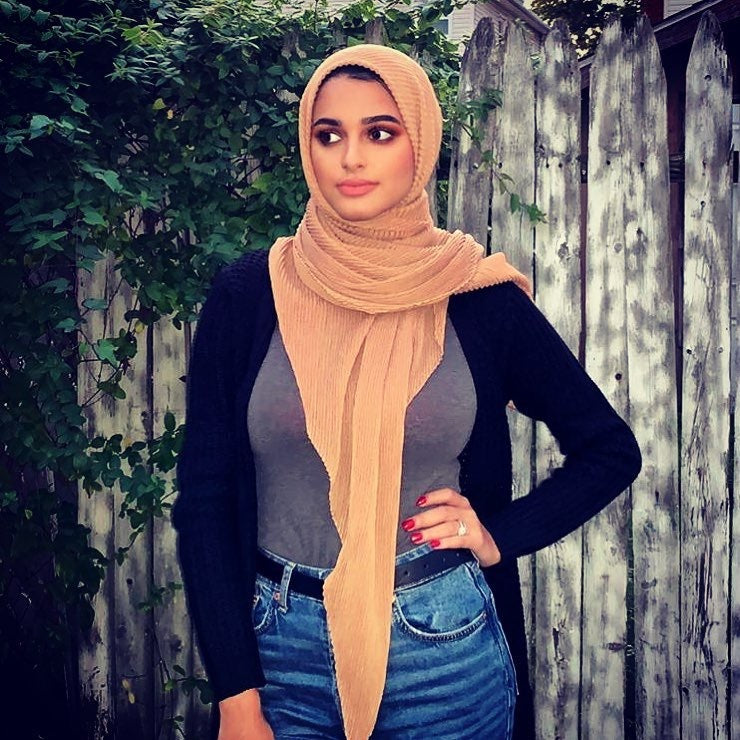 Maryam's Diamond Style Ridge Viscose Crumpled Hijab