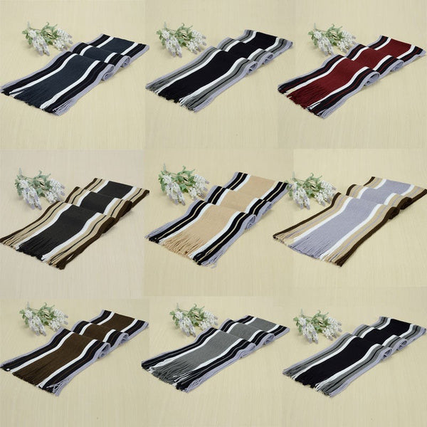 Maryam's Diamond Style Men Luxury Tassel Cashmere Scarf