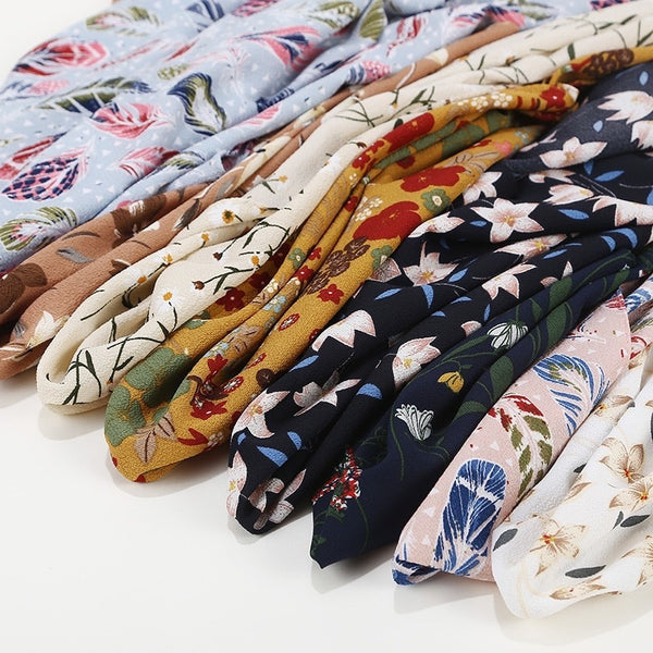 Maryam's Diamond Style Printed Bubble Chiffon Hijab