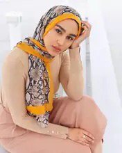 Maryam's Essential Premium Snake Skin Viscose Cotton Hijab