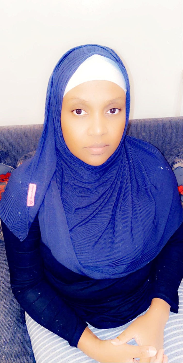 Maryam's Diamond Style Geometric Pattern Jersey Stretchy Nylon Hijab