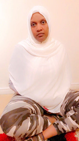 Maryam's Diamond Style Stretchy Texture Knit Jersey Stretchy Hijab