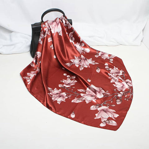 Maryam’s Diamond Style Silk Polyester Printed Shawl/Hijab