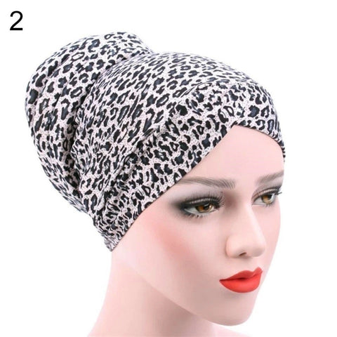 Maryam's Diamond Style Stretchy Turban Flower Print