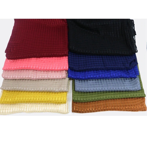 Maryam's Diamond Style Latest Polyester Beads Snood Hijab