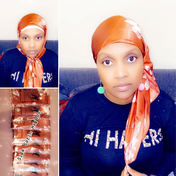 Maryam’s Diamond Style Silk Polyester Printed Shawl/Hijab