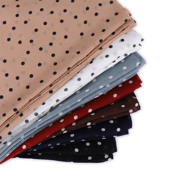 Maryam's Diamond Style Polka Dot Bubble Chiffon Hijab