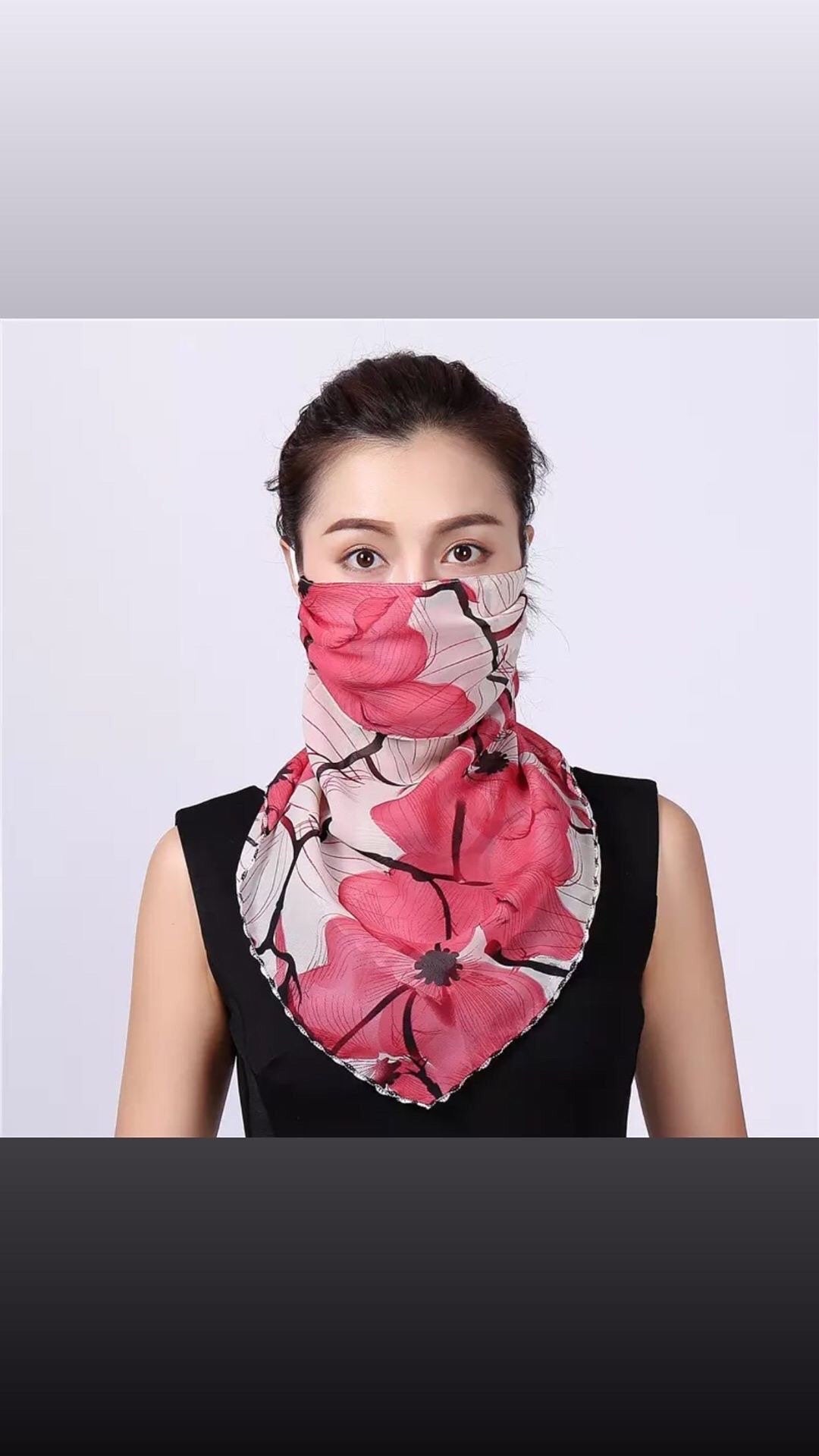 Maryam’s Diamond Style Latest Face Mask Scarf