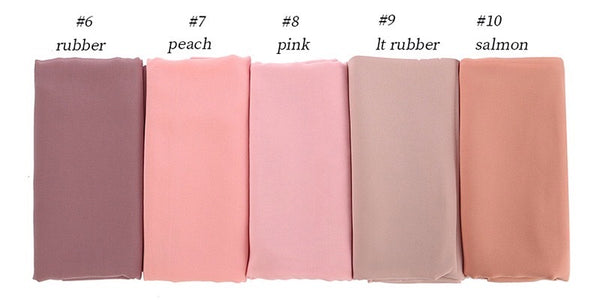 Maryam's Diamond Style Georgette Soft Chiffon Scarf/Hijab