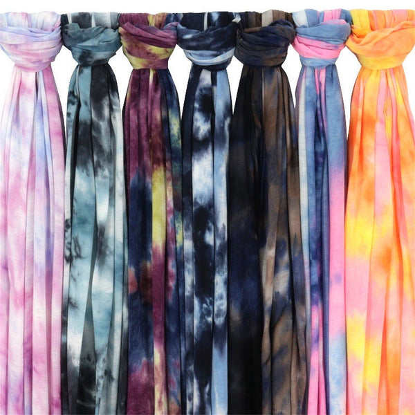 Maryam's Diamond Style Unique Tie - Dye Jersey Hijab
