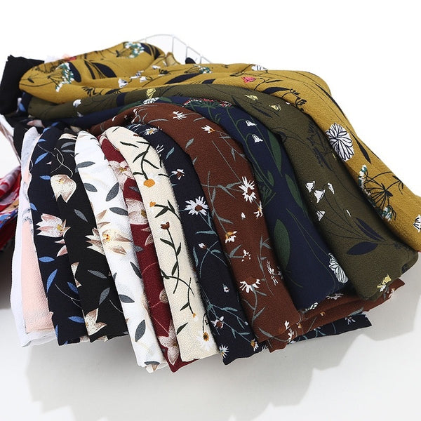 Maryam's Diamond Style Printed Bubble Chiffon Hijab
