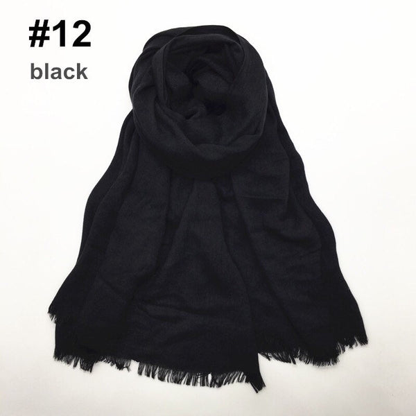 Maryam’s Diamond Style Plain Pashmina Hijab