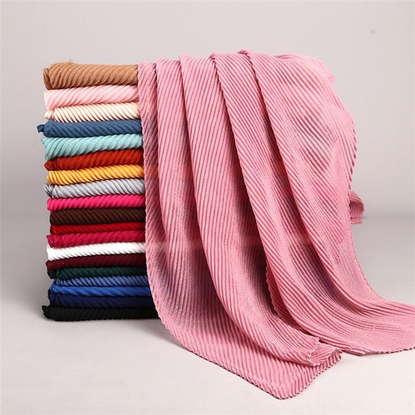 Maryam's Diamond Style Ridge Viscose Crumpled Hijab