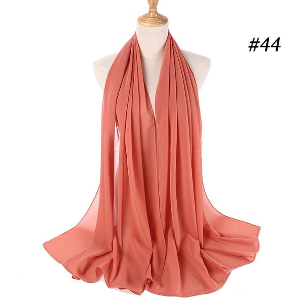 Maryam's Diamond Style Georgette Soft Chiffon Scarf/Hijab