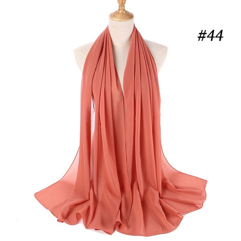 Maryam's Diamond Style Georgette Soft Chiffon Scarf/Hijab