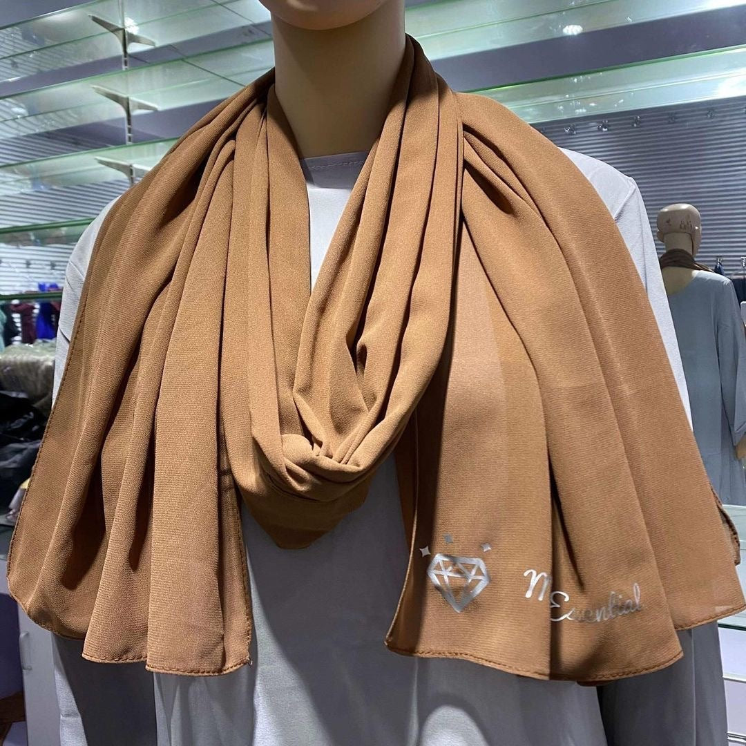 Maryam’s Diamond Style Plain Signature Chiffon Hijab
