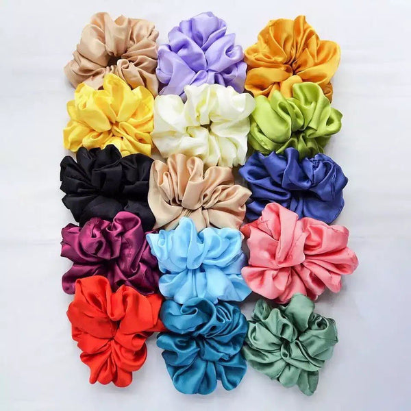 Maryam’s Diamond Style Satin Volume Scrunchies