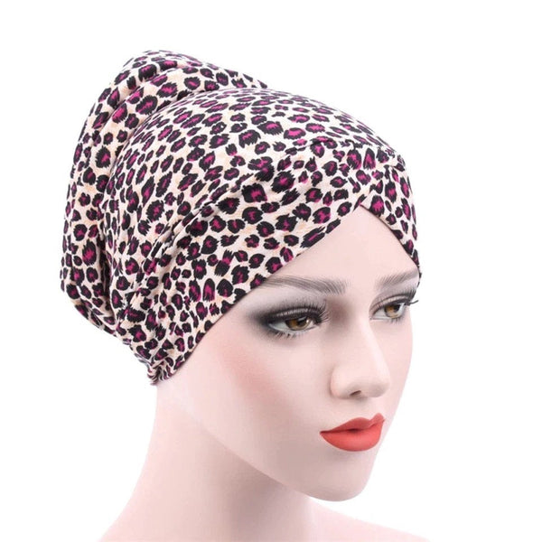 Maryam's Diamond Style Stretchy Turban Flower Print