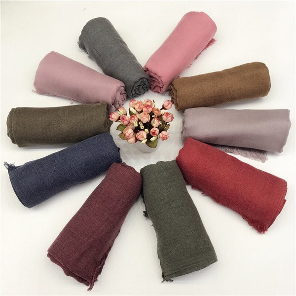 Maryam’s Diamond Style Plain Pashmina Hijab