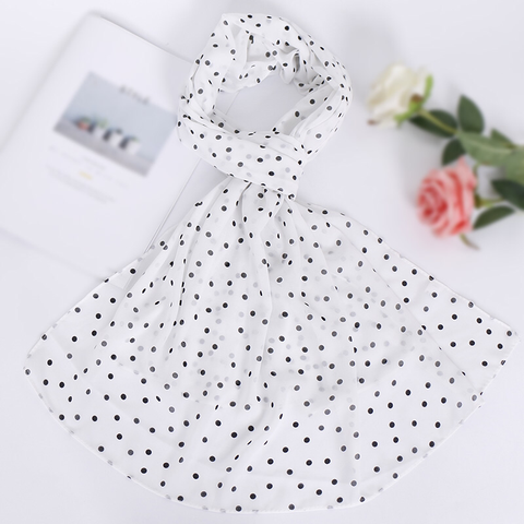 Maryam's Diamond Style Polka Dot Bubble Chiffon Hijab