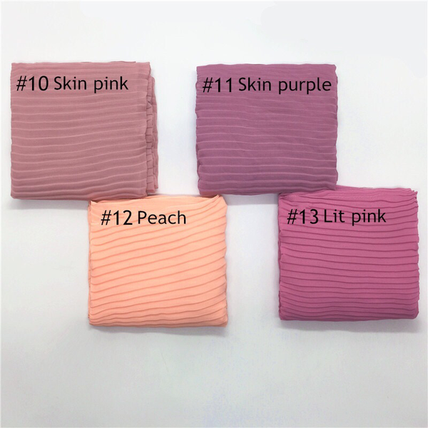Maryam’s Diamond Style Premium Pleated Crinkle Hijab