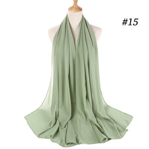 Maryam's Diamond Style Georgette Soft Chiffon Scarf/Hijab