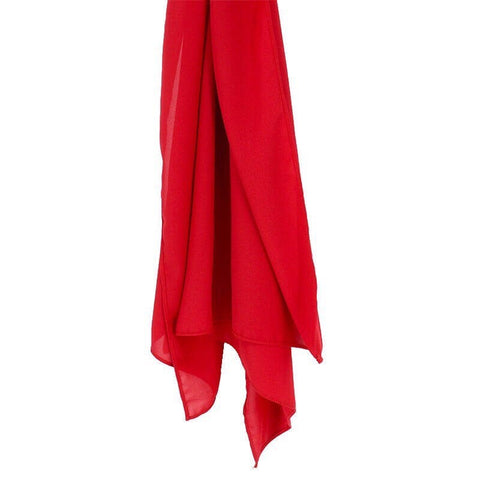 Maryam’s Diamond Style Stretchy Opaque Plain  Chiffon Hijab