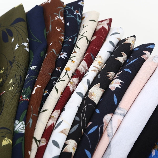 Maryam's Diamond Style Printed Bubble Chiffon Hijab