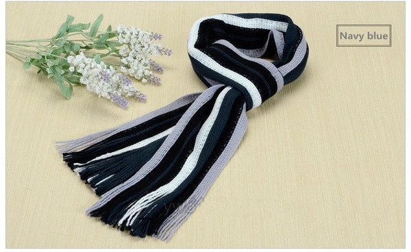 Maryam's Diamond Style Men Luxury Tassel Cashmere Scarf