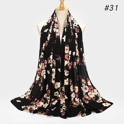 Maryam's Diamond Style Printed Bubble Chiffon Hijab