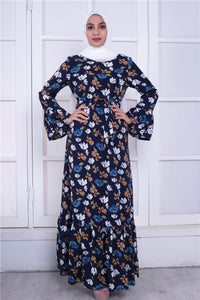 Maryam's Diamond Style Classic Flower Maxi Dress